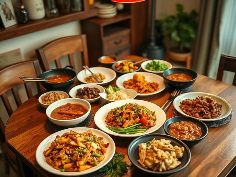 家常菜合集，红烧肉与炒时蔬